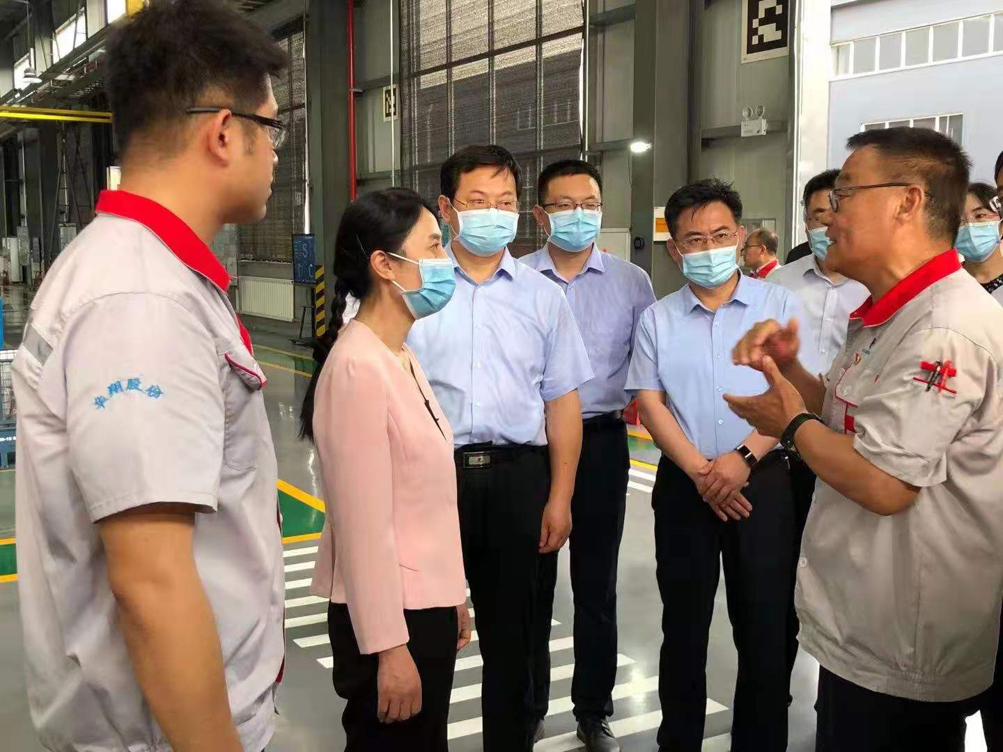 省委常委、組織部部長陳安麗蒞臨我司調研企業(yè)黨建及運行情況